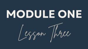 Lesson 3: Setting Intentions and Goals